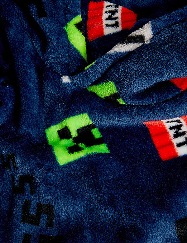 Minecraft Fleece Oversized Hoodie 7 16 Yrs