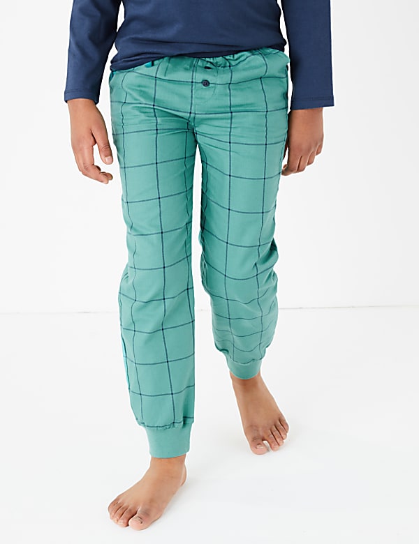 2 Pack Cotton Chill Out Slogan Pyjama Set