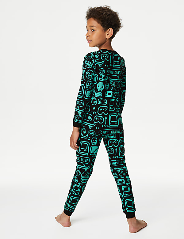 Cotton Rich Gaming Print Pyjamas (7-14 Yrs)