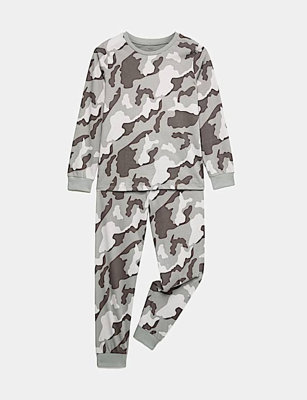 Pure Cotton Patterned Pyjama Set (1-16 Yrs)
