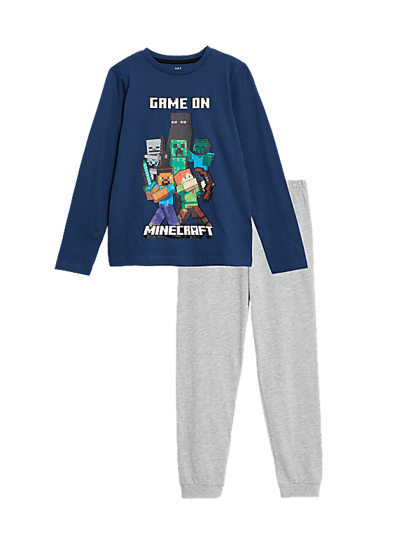 Buy Minecraft Pyjamas 3 16 Yrs at Marks Spencer