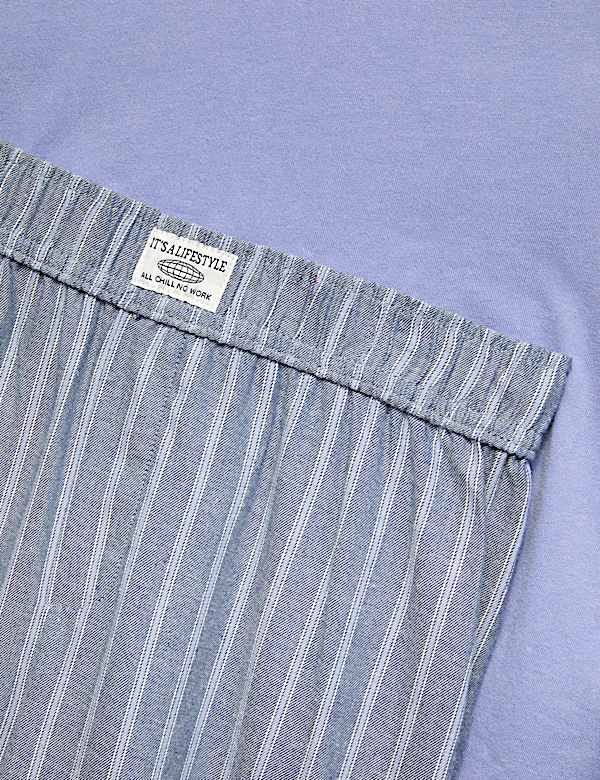 Pure Cotton Slogan Pyjamas (6-16 Yrs)
