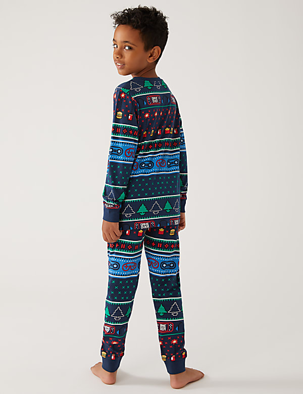 Pure Cotton Fair Isle Gamer Pyjamas