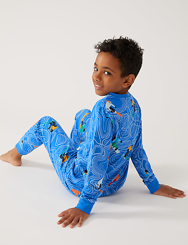 Pure Cotton Snowboard Pyjamas