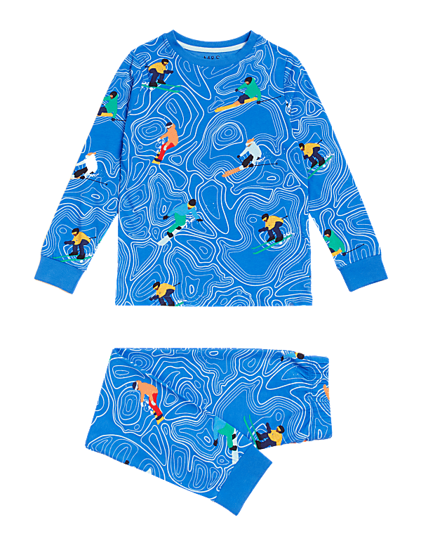 Pure Cotton Snowboard Pyjamas