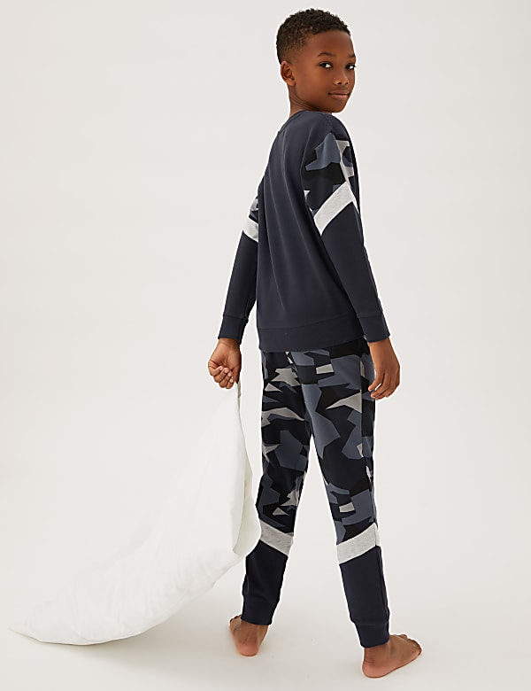Cotton Rich Camouflage Lounge Pyjamas (6-16 Yrs)