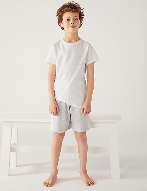 3pk Cotton Rich Space Short Pyjama Sets