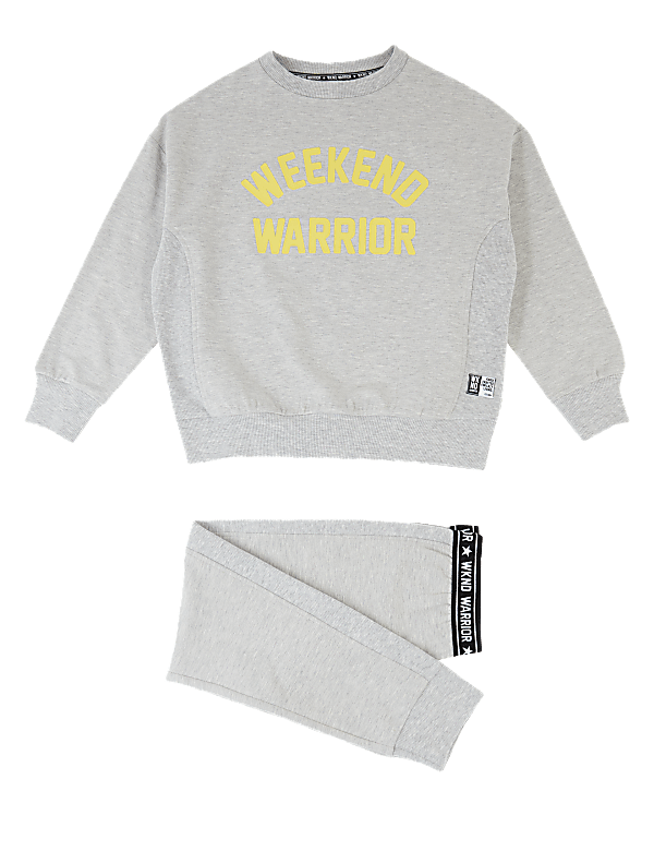 Weekend Warrior Slogan Lounge Set