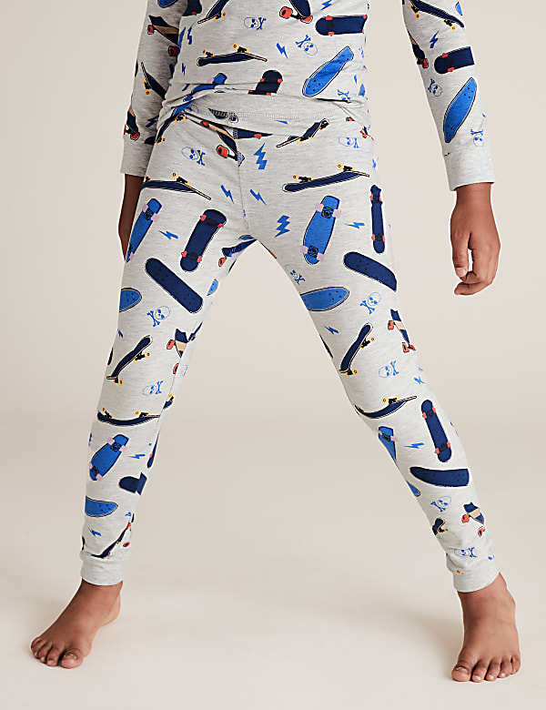 Cotton Rich Skateboard Print Pyjama Set (7-16 Yrs)