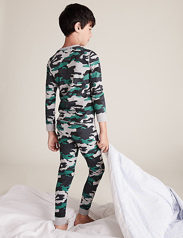 Cotton Rich Camouflage Pyjama Set (7-16 Yrs)