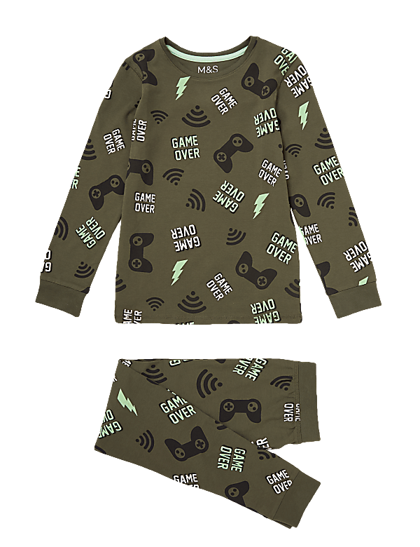 Cotton Gaming Pyjama Set (7-16 Yrs)