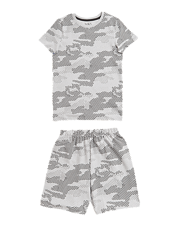 Cotton Camouflage Short Pyjama Set