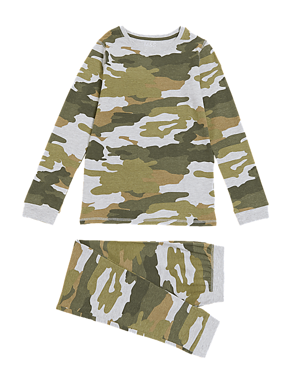 Cotton Camouflage Pyjamas (7-16 Yrs)
