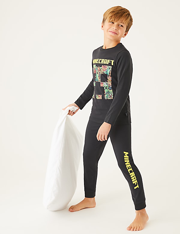 Minecraft™ Pure Cotton Pyjamas (6-16 Yrs)