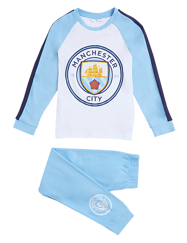Buy Manchester City FC Pyjamas 6 16 Yrs at Marks Spencer