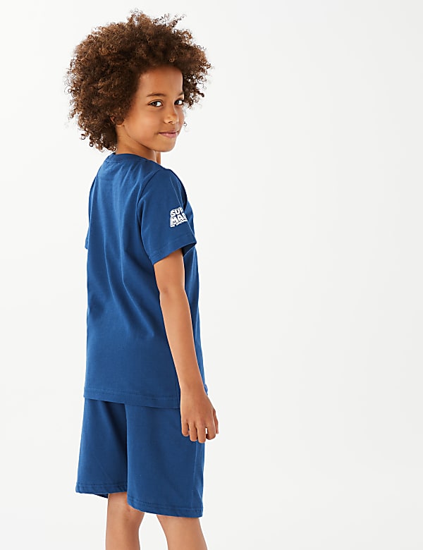 Pure Cotton Super Mario™ Short Pyjama Set (4-16 Yrs)