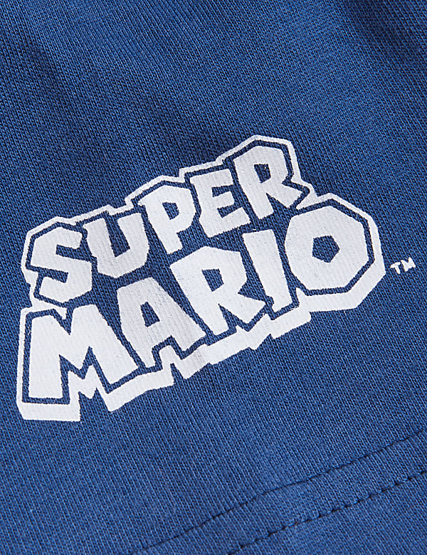 Pure Cotton Super Mario™ Short Pyjama Set (4-16 Yrs)