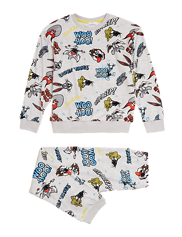 Looney Tunes&trade; Velour Pyjamas (6-16 Yrs)