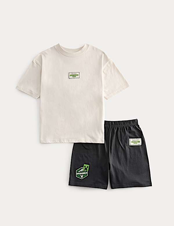 Pure Cotton Minecraft&trade; Pyjamas (6-16 Yrs)