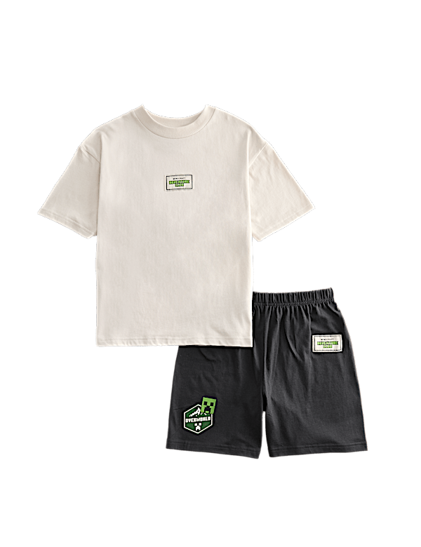 Pure Cotton Minecraft&trade; Pyjamas (6-16 Yrs)