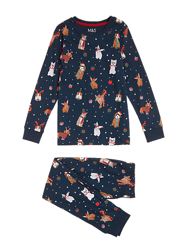 Kids' Santa Paws Family Pyjama Set (1-16 Yrs)