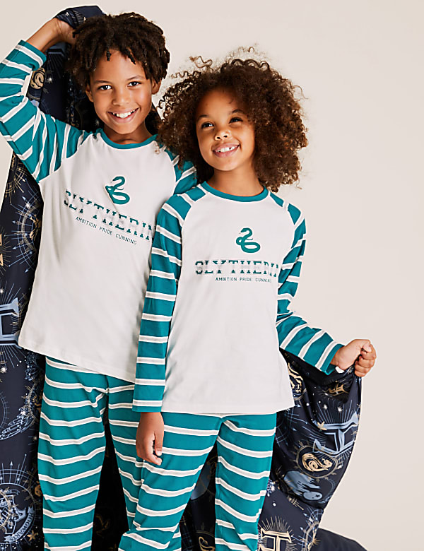 Buy Harry Potter Slytherin Pyjama Set at Marks Spencer