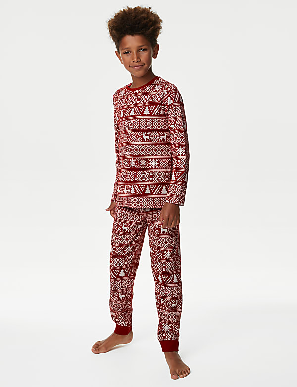 Kids fairisle pyjamas hot sale
