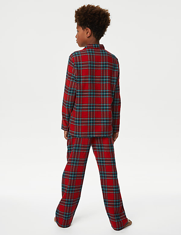Kids' Checked Family Christmas Pyjamas Set (1-16 Yrs)