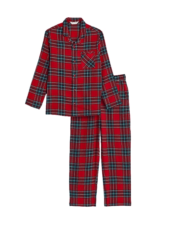 Kids' Checked Family Christmas Pyjamas Set (1-16 Yrs)