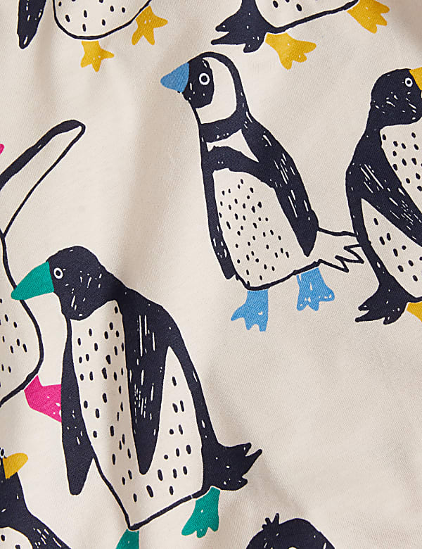 Pure Cotton Penguin Pyjamas (1-8 Yrs)
