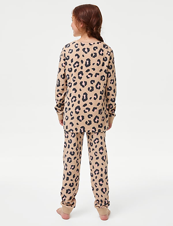 Fleece Leopard Pyjamas (1-18 Yrs)