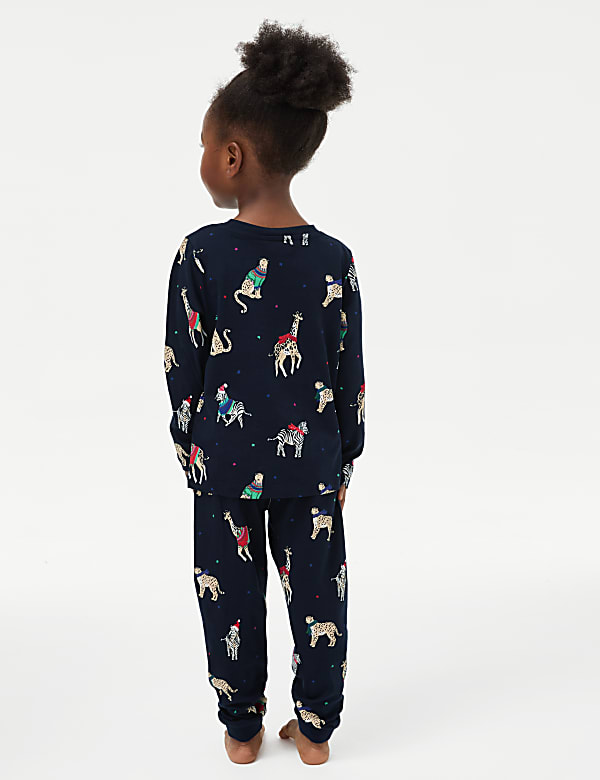 Kids' Animal Party Family Christmas Pyjama Set (1-16 Yrs)