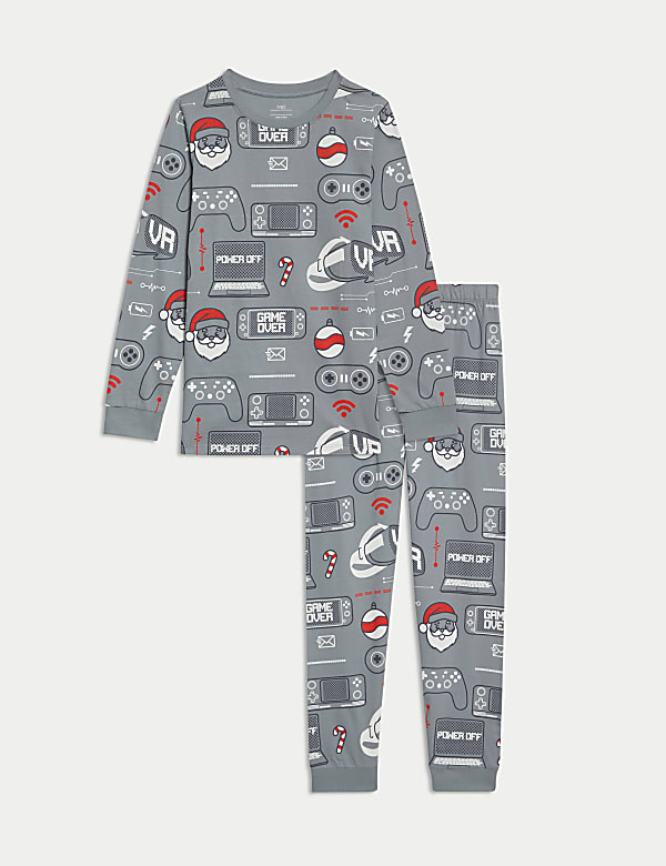 Cotton Rich Santa Gaming Pyjamas (1-16 Yrs) - NO