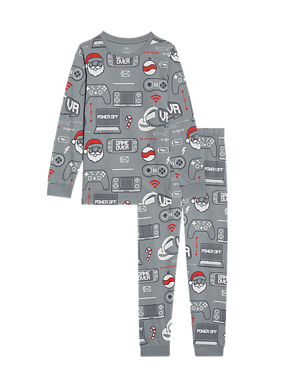 Cotton Rich Santa Gaming Pyjamas (1-16 Yrs)