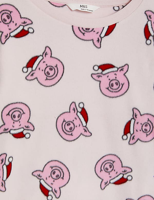 Christmas Fleece Percy Pig™ Pyjamas (1-16 Yrs)