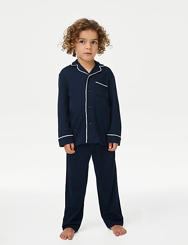 Kids' Piping Family Christmas Pyjamas (1-16 Yrs)