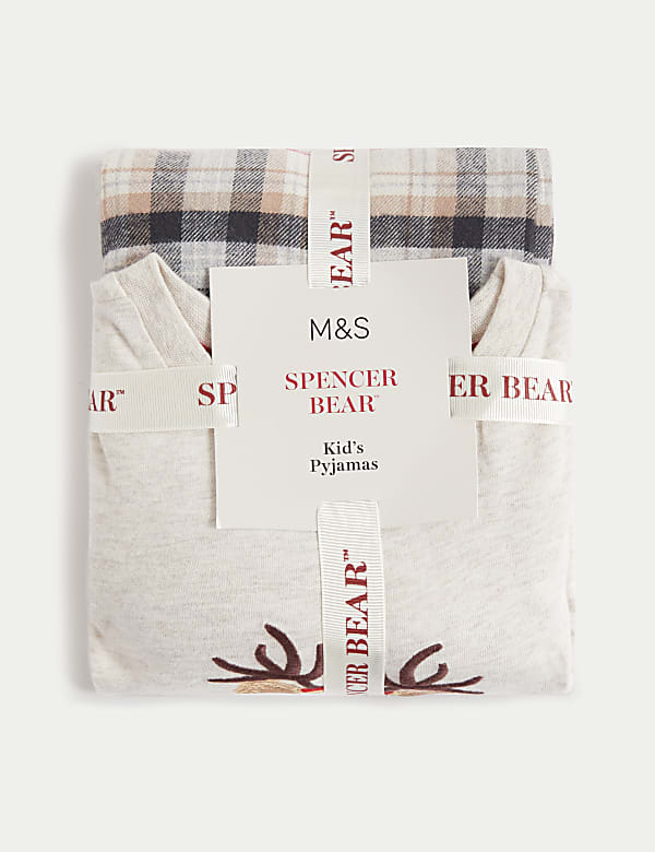 Kids' Spencer Bear™ Family Christmas Pyjamas (1-16 Yrs)