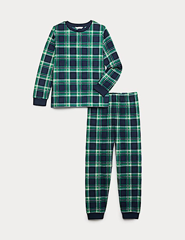 Checked Fleece Pyjamas (1-16 Yrs) - TW
