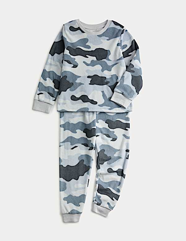 Fleece Camouflage Pyjamas (1-16 Yrs) - AL