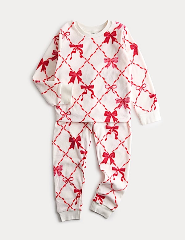 Bow Print Pyjamas (1-16 Yrs) - UA
