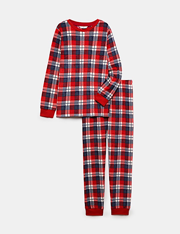 Checked Fleece Pyjama Set