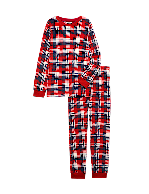 Checked Fleece Pyjama Set