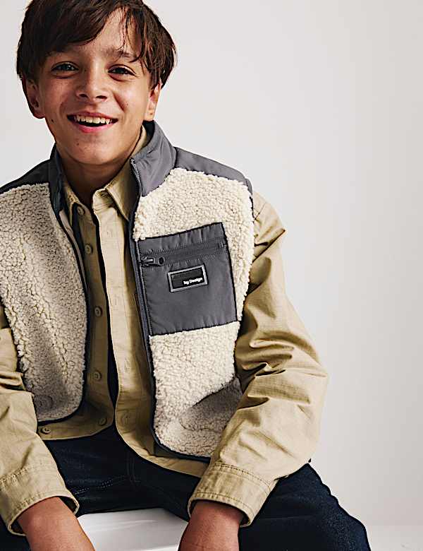 Gilet aus Teddy-Fleece (6&ndash;16 J.) - AT