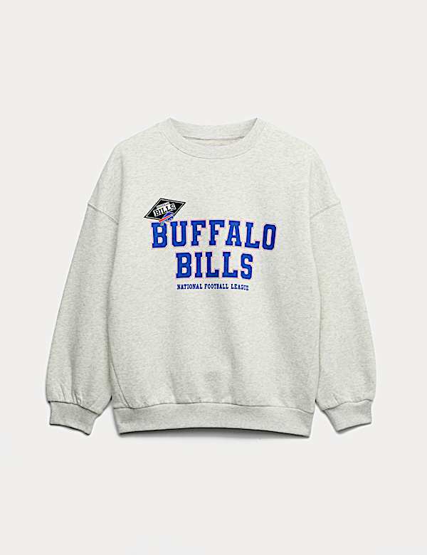 Cotton Rich NFL Buffalo Bills Sweatshirt (6-16 Yrs) - MX