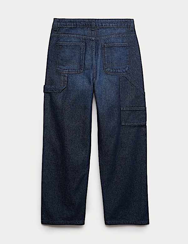 Relaxed Pure Cotton Carpenter Jeans (6-16 Yrs) - VN