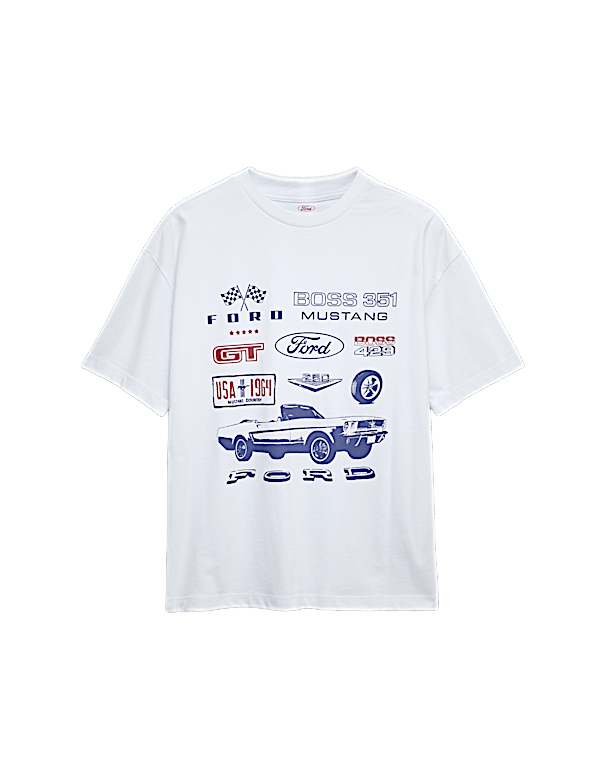 Pure Cotton Ford&trade; Graphic T-Shirt (6-16 Yrs)