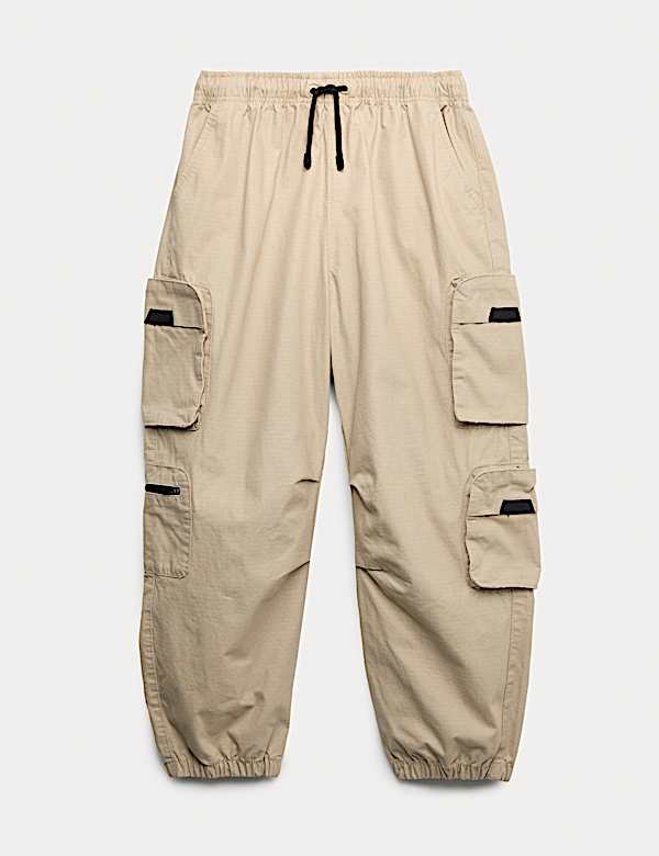 מכנסי קרגו עמידים לקרעים מכותנה טהורה (6‏-16 שנים) - IL