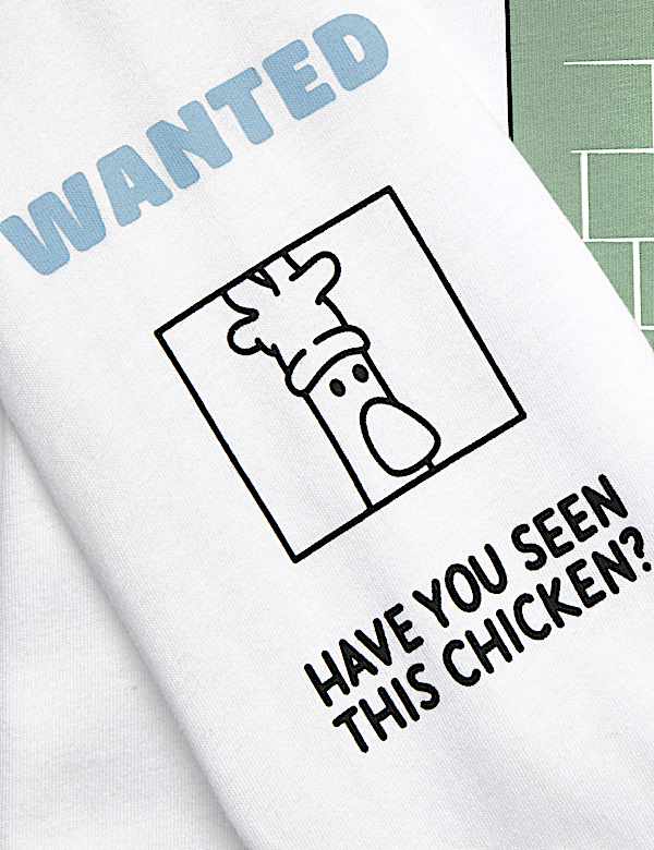 Pure Cotton Wallace And Gromit&trade; Graphic Top (6-16 Yrs) - RS