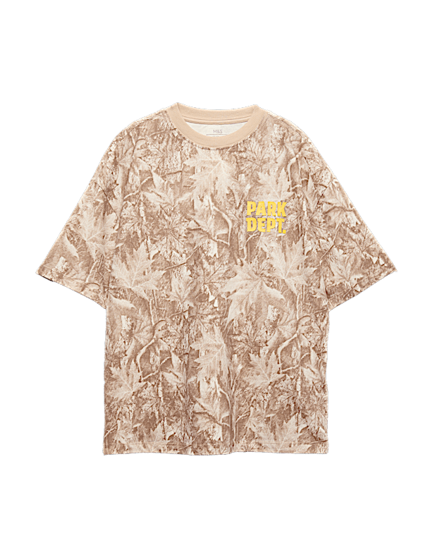 Pure Cotton Camouflage T-Shirt (6-16 Yrs)