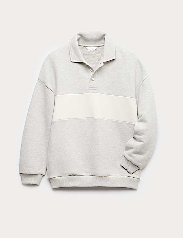 Pull Garçon Marks And Spencer 12-13 Ans – Colorblock – 95% Coton